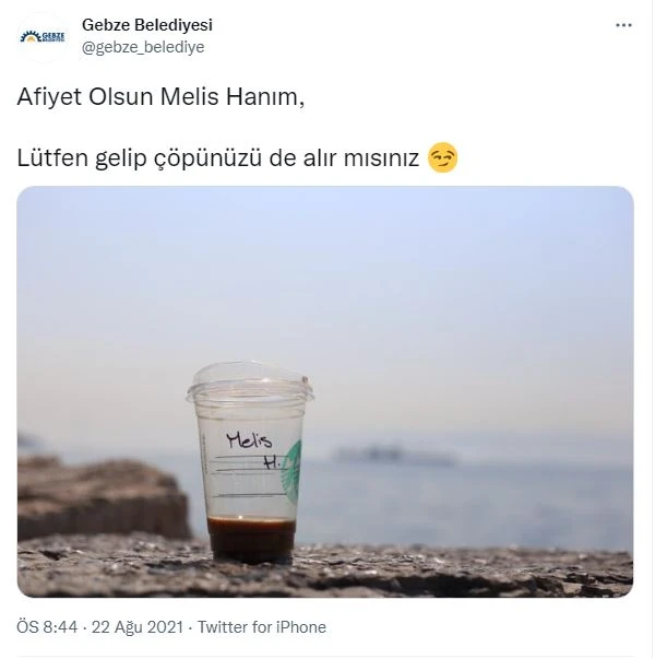 Gebze Belediyesi'nin paylaşımı beğeni yağdı: Melis hanım...